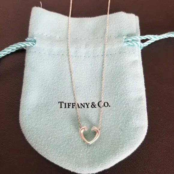 Tiffany & Co. Open Heart Necklace - Picture 3 of 6